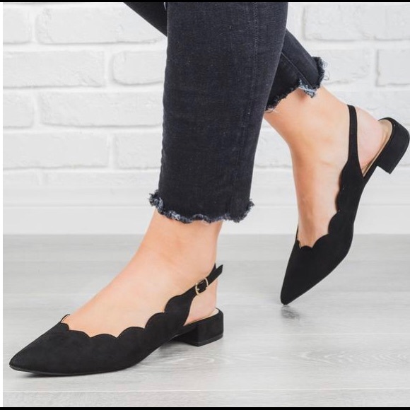 Super Chic Sling Back Flats 3 sizes left! - Picture 3 of 4